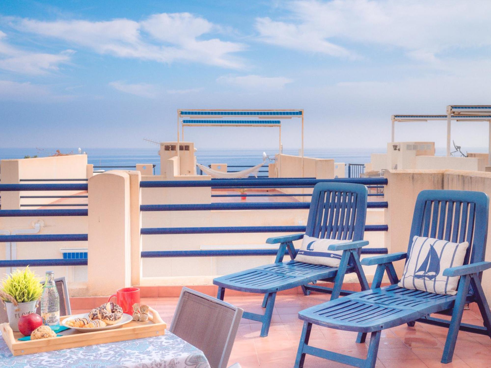 Apartamento En Marina Beach Con Vistas Al Mar El Pozo del Esparto Exterior foto